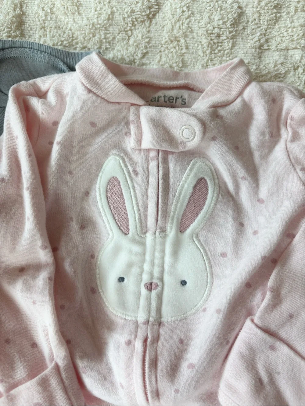Baby Girl Sleepers Bundle of 7 - Old Navy Carter’s Size 3 Months Pastel Pink